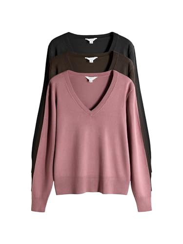 The Set maglie donna scollo a V 3 pezzi sottili
