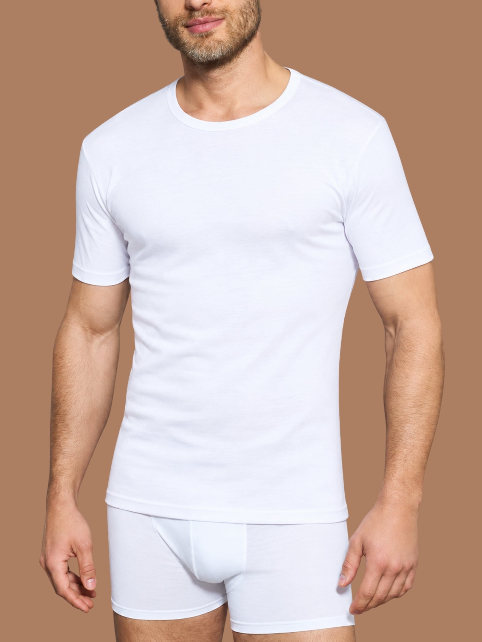 Ragno Thermo Cotton Maglietta Girocollo Bianco Cotone