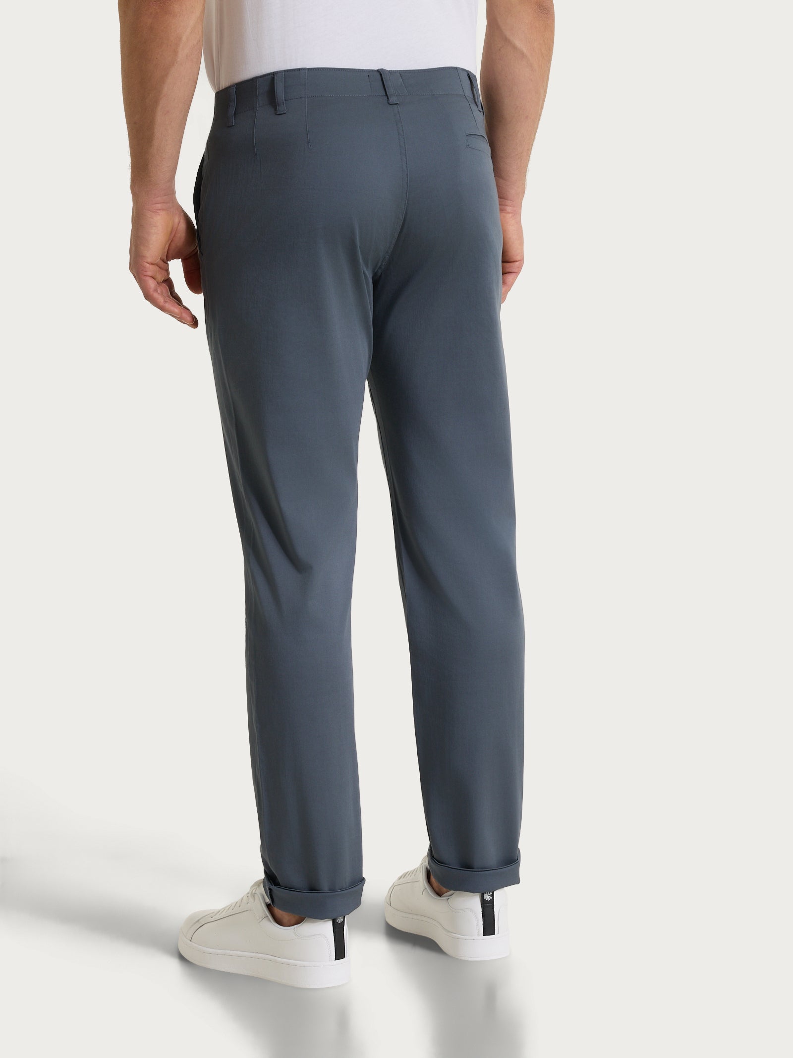 Ragno Satin Power pantalone chino uomo Turbulence
