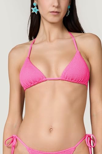 Goldenpoint Crinkle Top Bikini Triangolo Tessuto Arricciato