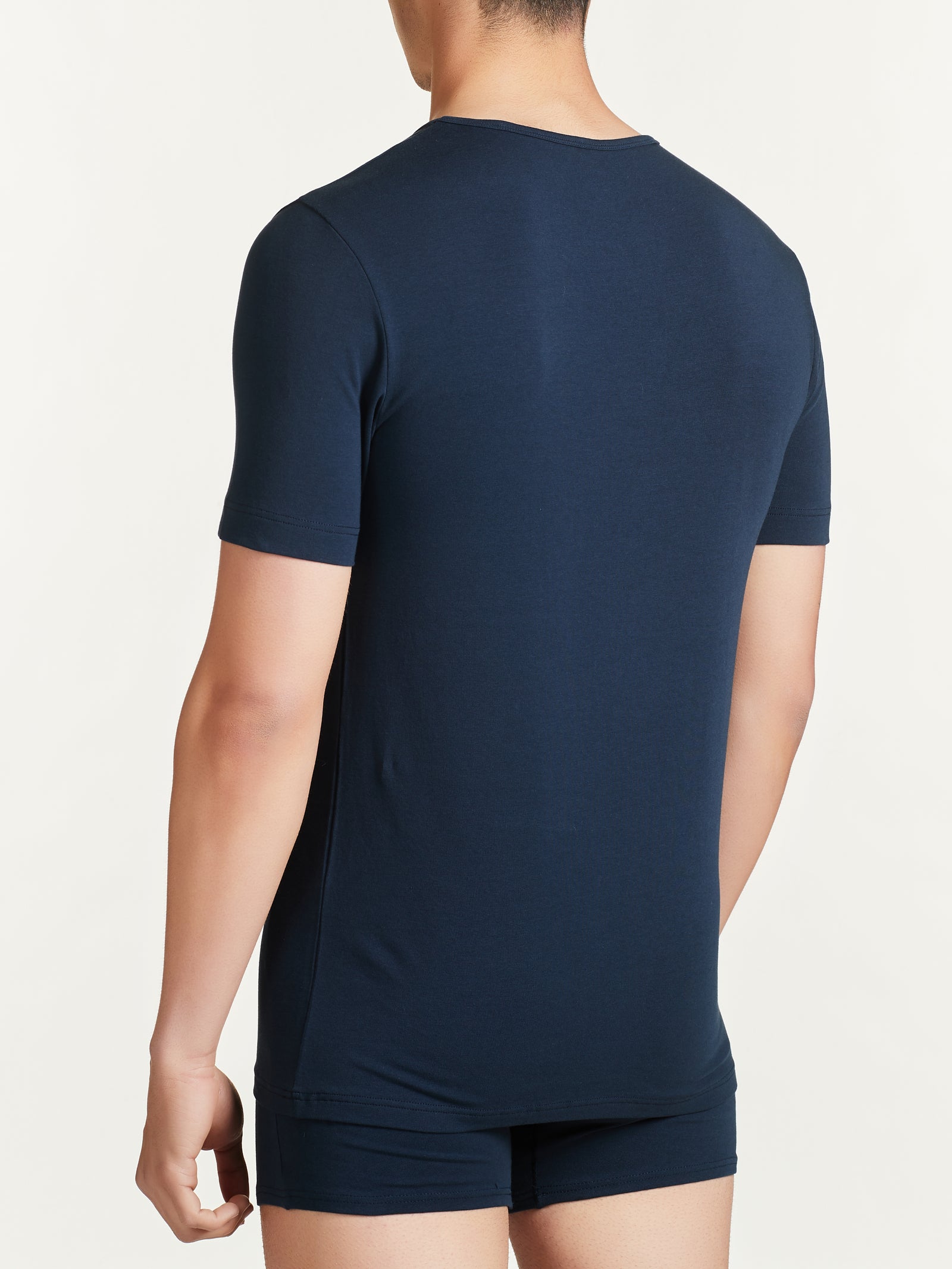 Ragno Dynamic maglietta scollo V cotone Bleu bipack