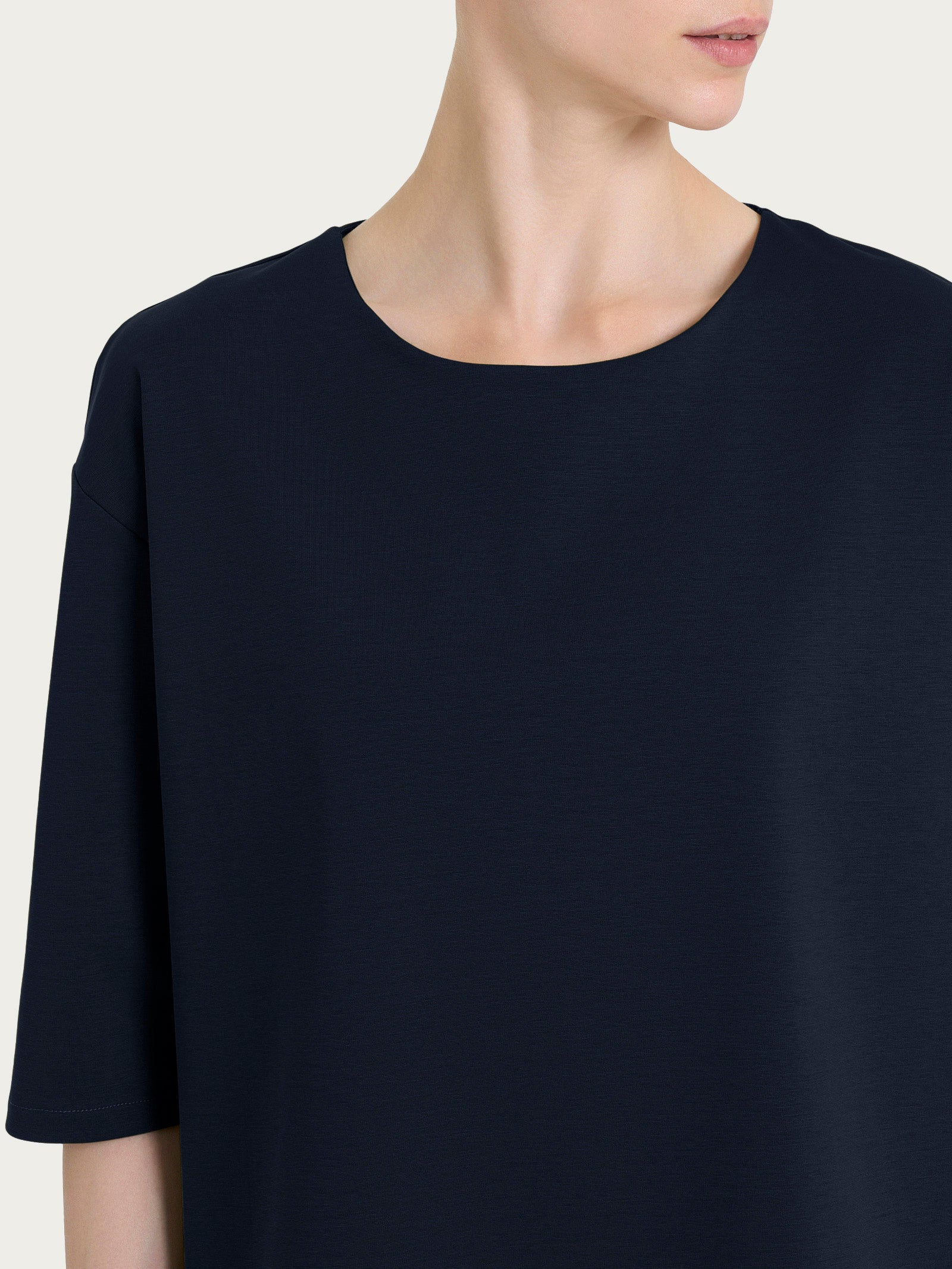 Ragno Compact Light Girocollo maglia bleu manica 3/4