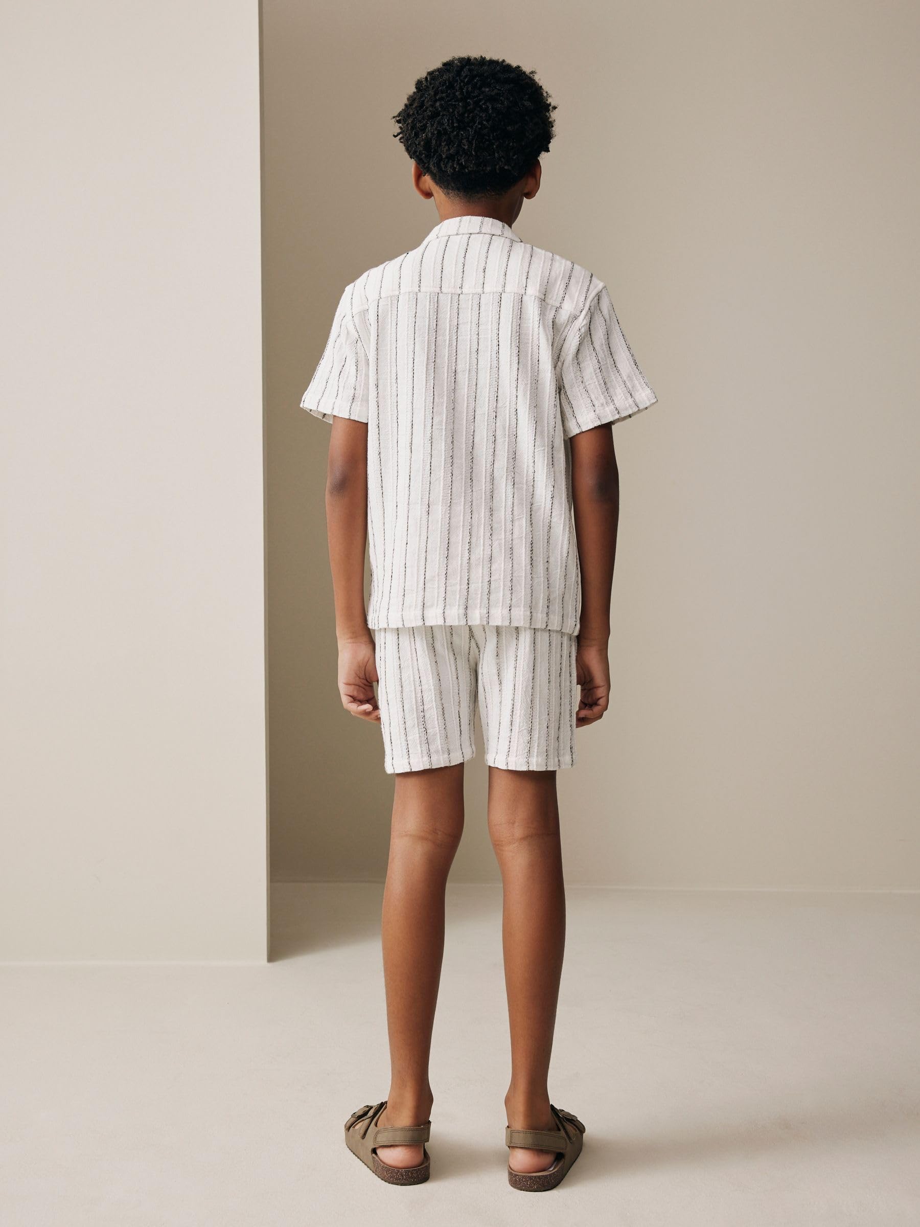 Next completo camicia shorts bambino 122 righe