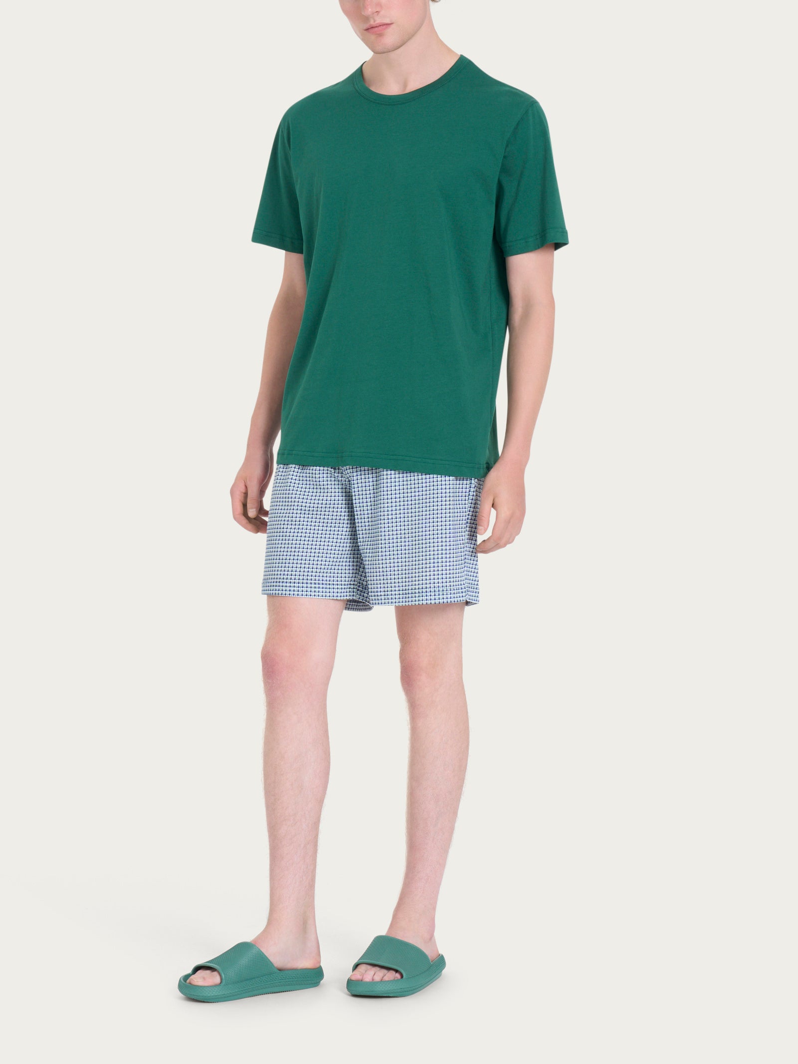 Ragno Jersey Cotone pigiama corto Posy Green