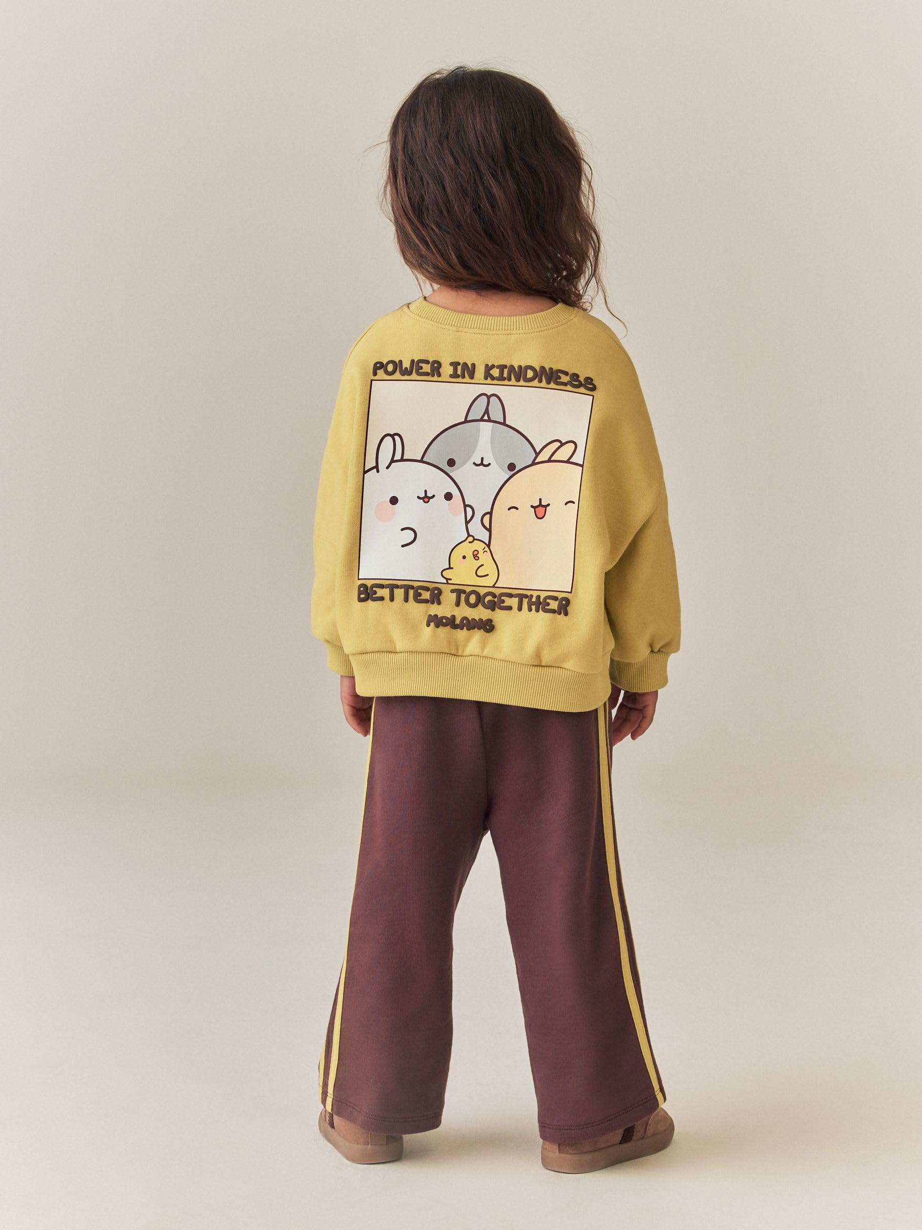 Next Molang tuta bambina felpa e leggings 12-18 mesi