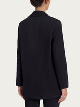 Ragno Super Fresh blazer destrutturato nero leggero