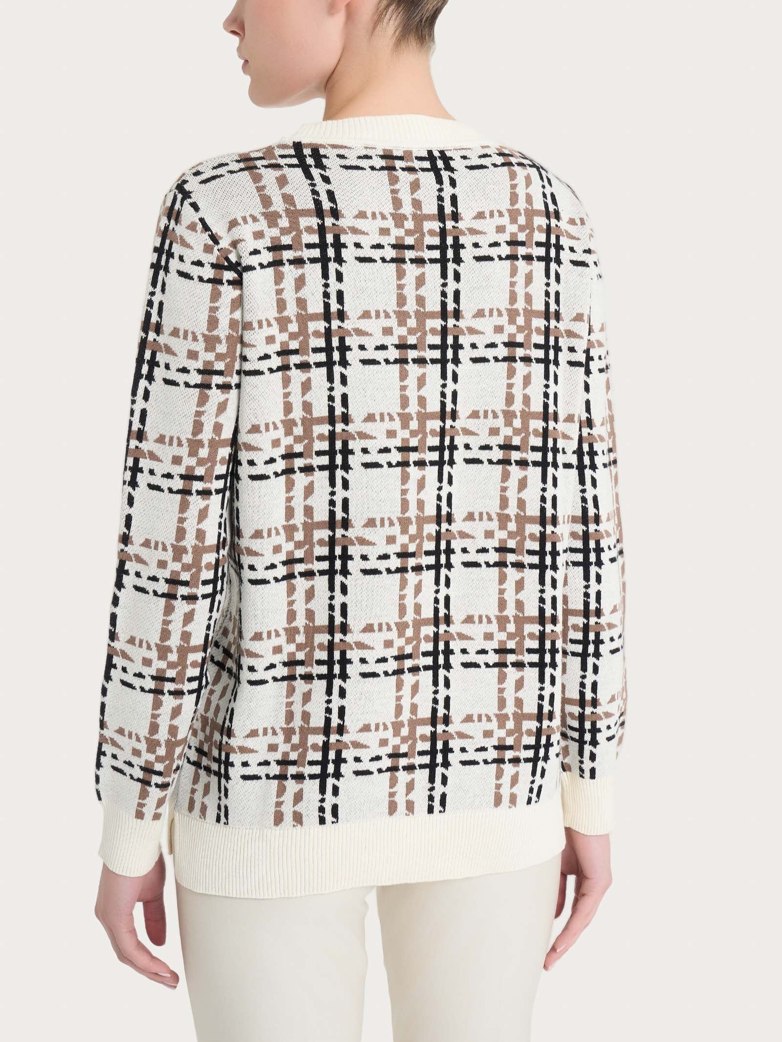Ragno Winter Cotton Maglia Girocollo Donna Avorio