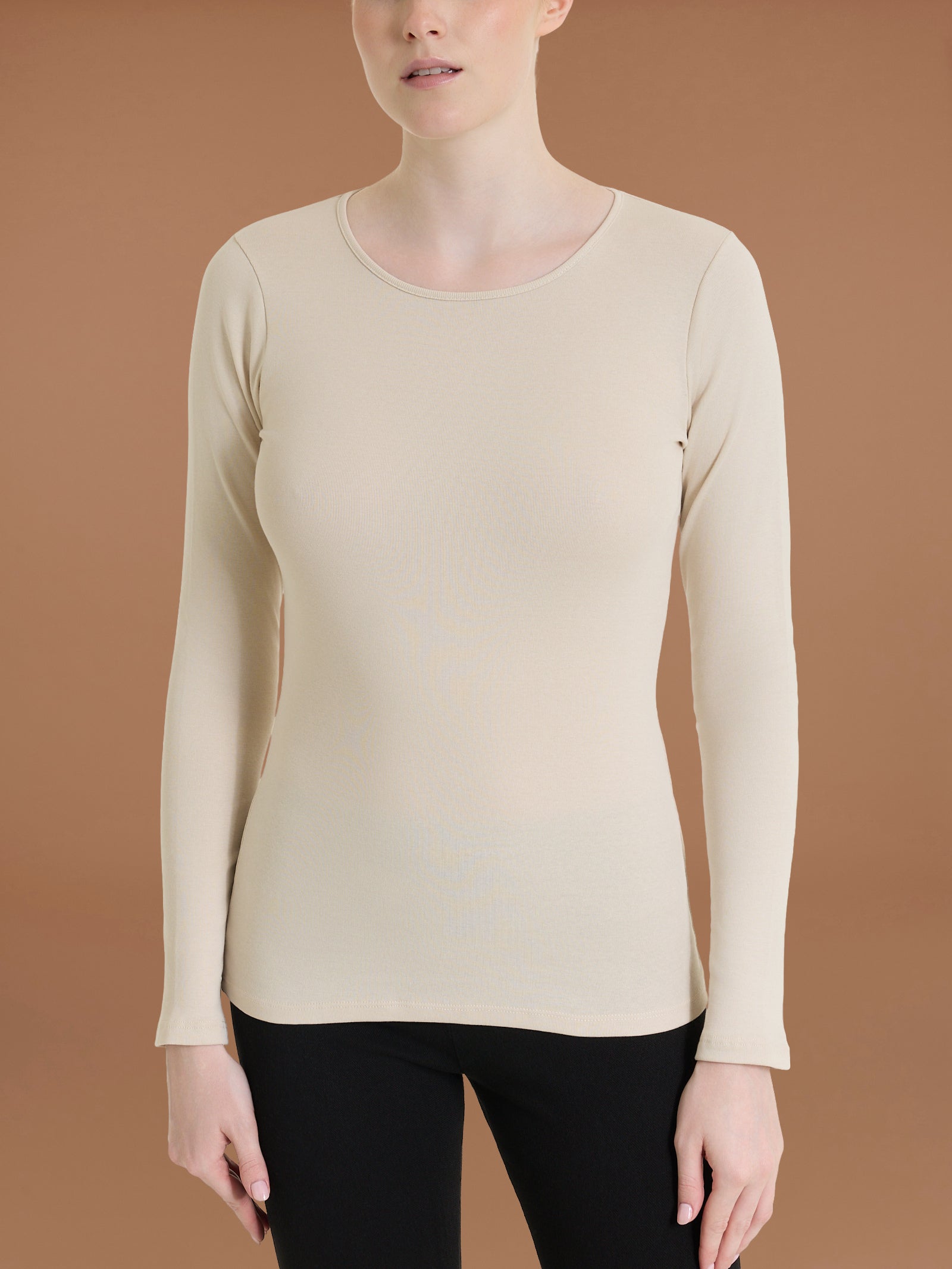 Ragno Thermo Cotton maglietta girocollo Champignon 100% cotone