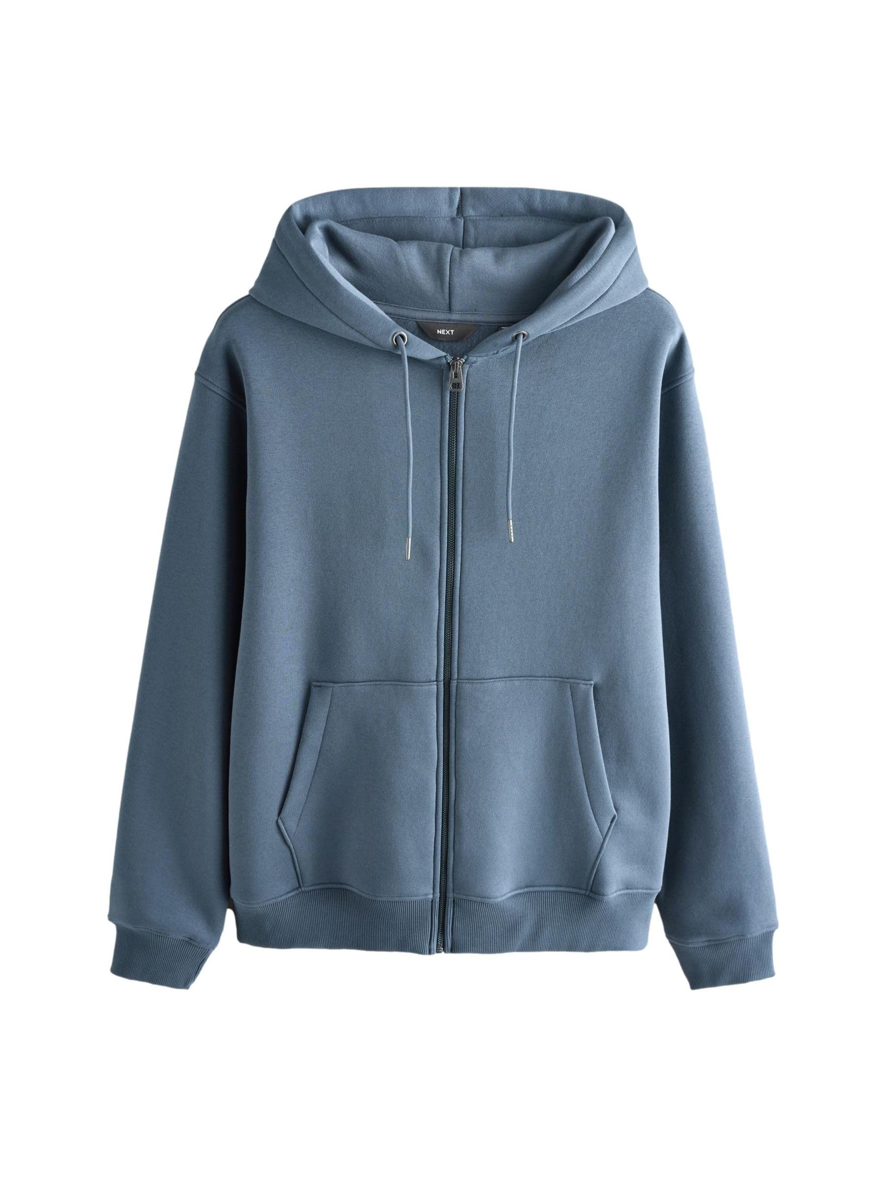 Next felpa uomo con cappuccio zip uso quotidiano