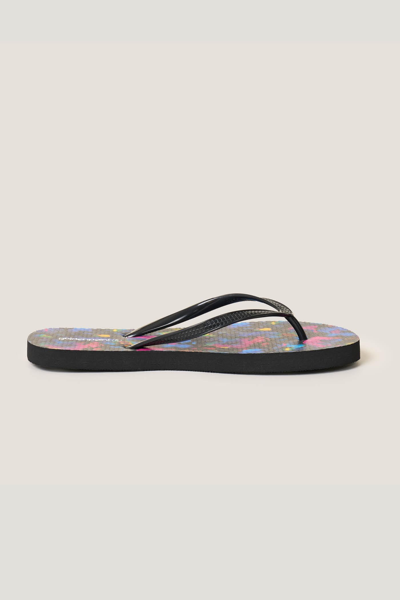 Goldenpoint Waterpop infradito gomma multicolor fantasia astratta