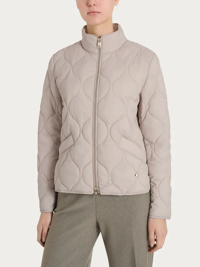 Ragno Onion Quilt piumino corto marrone