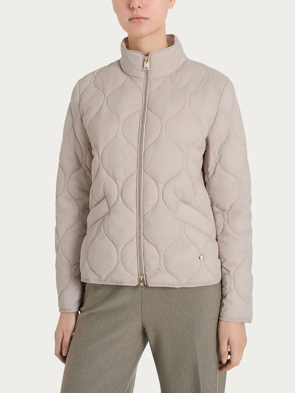 Ragno Onion Quilt piumino corto marrone