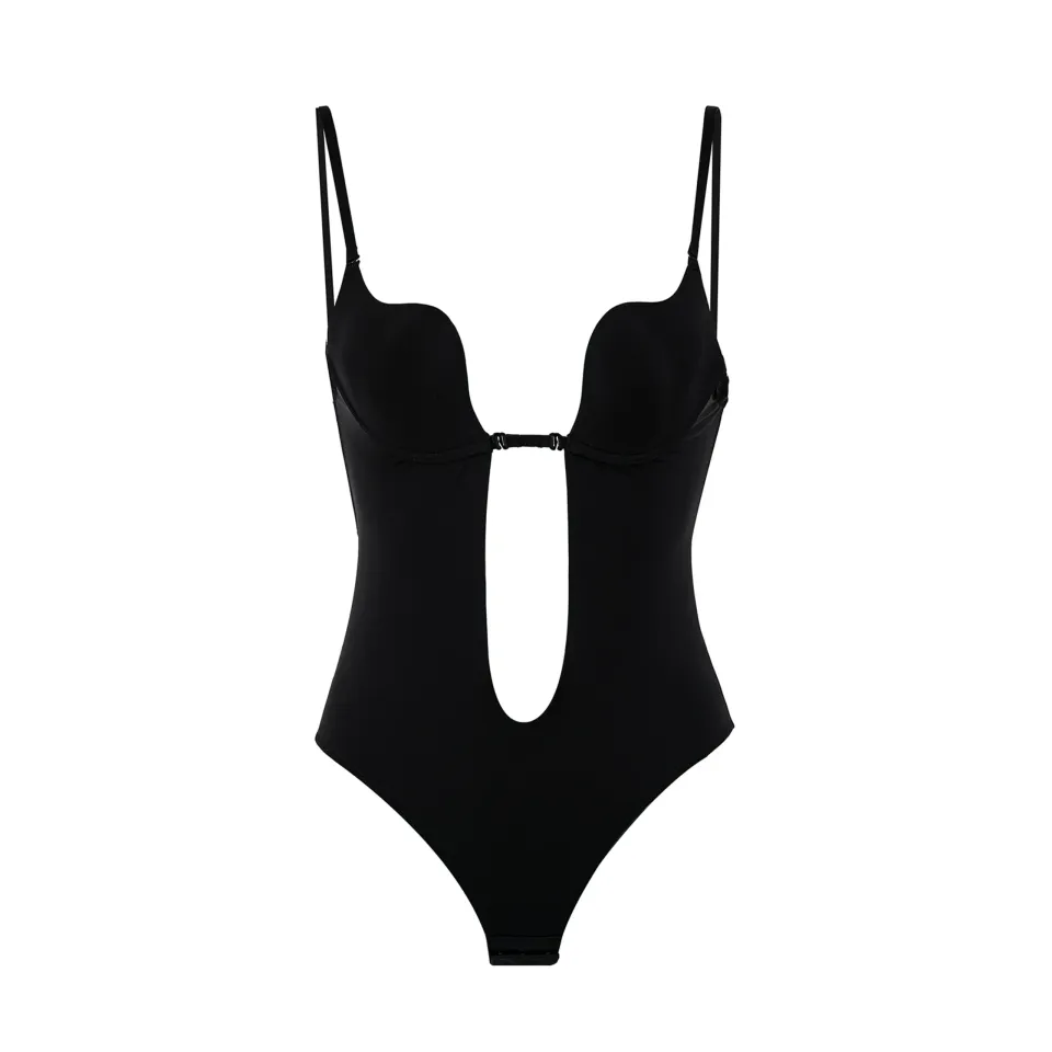 Maria Grazia Severi Seamless Multi-Way U-Plunge body nero modellante
