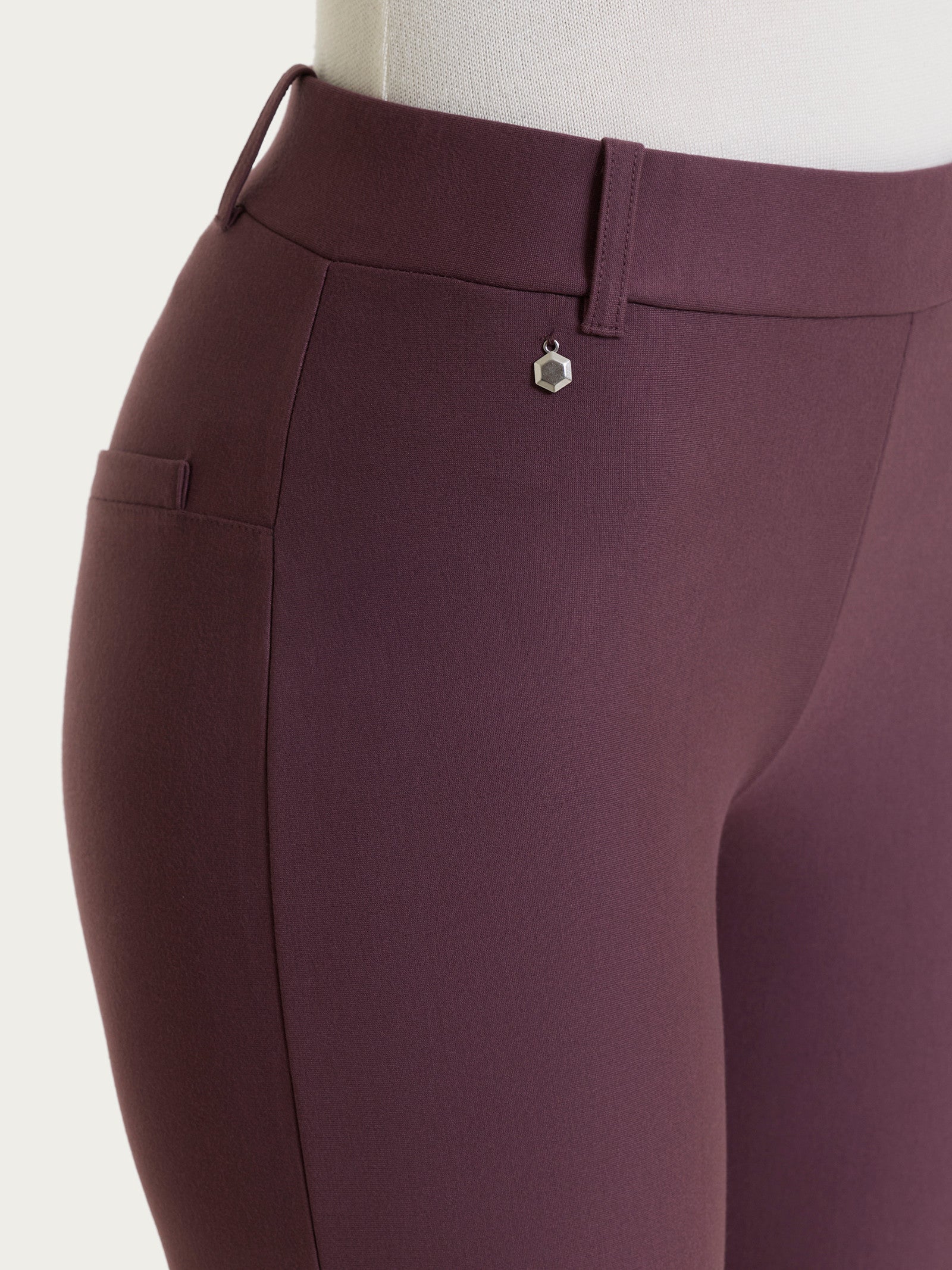 Ragno Compact Pantalone sigaretta skinny Huckleberry