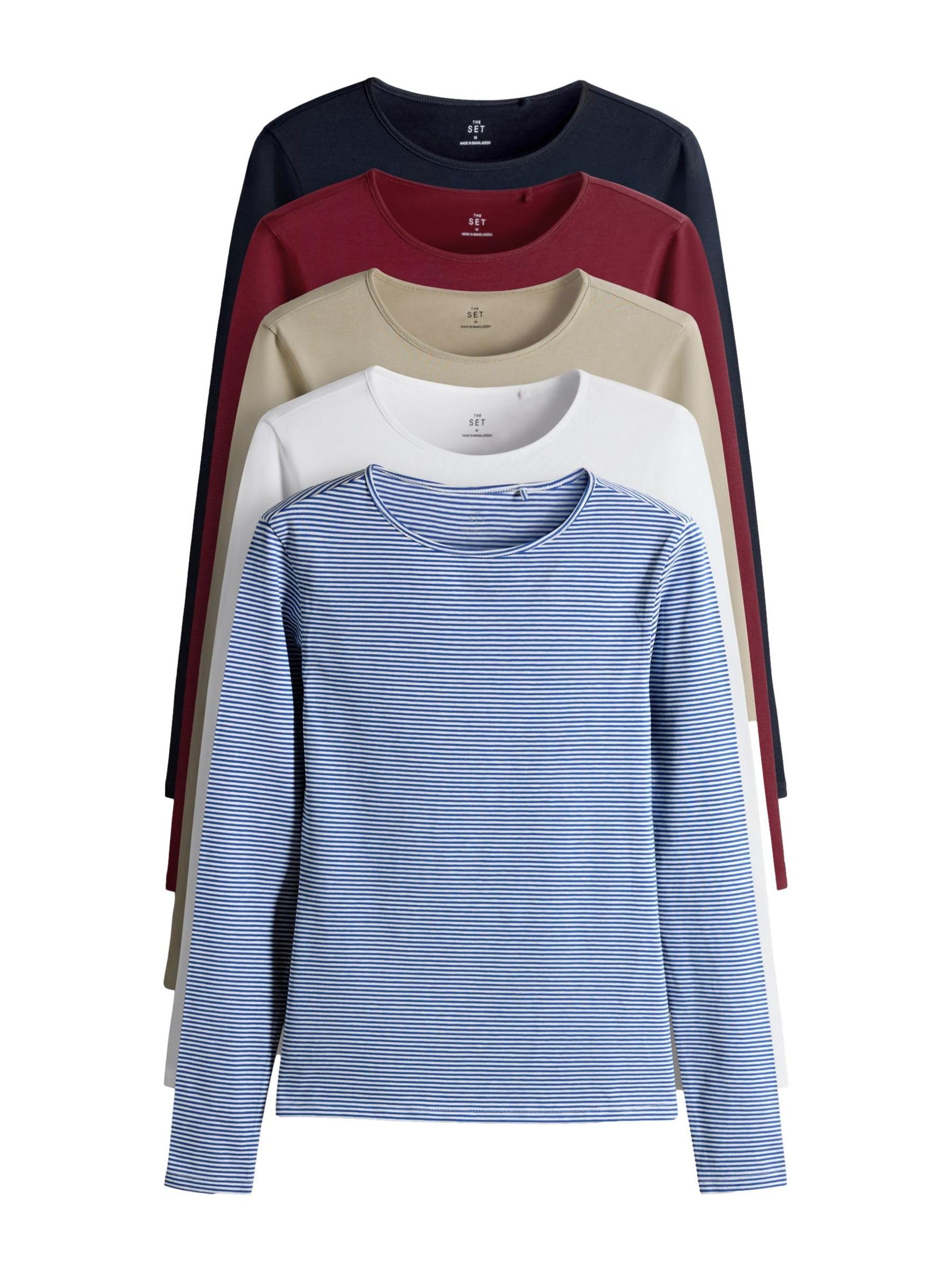 Next The Set 5 Magliette Maniche Lunghe donna aderenti