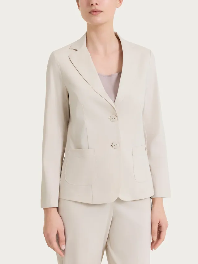 Ragno Super Fresh Blazer Giacca Champignon due bottoni