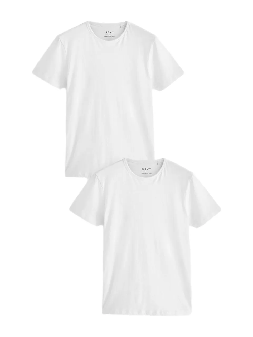 Next Slim T-Shirt Uomo 2 Pezzi XXL 100% Cotone