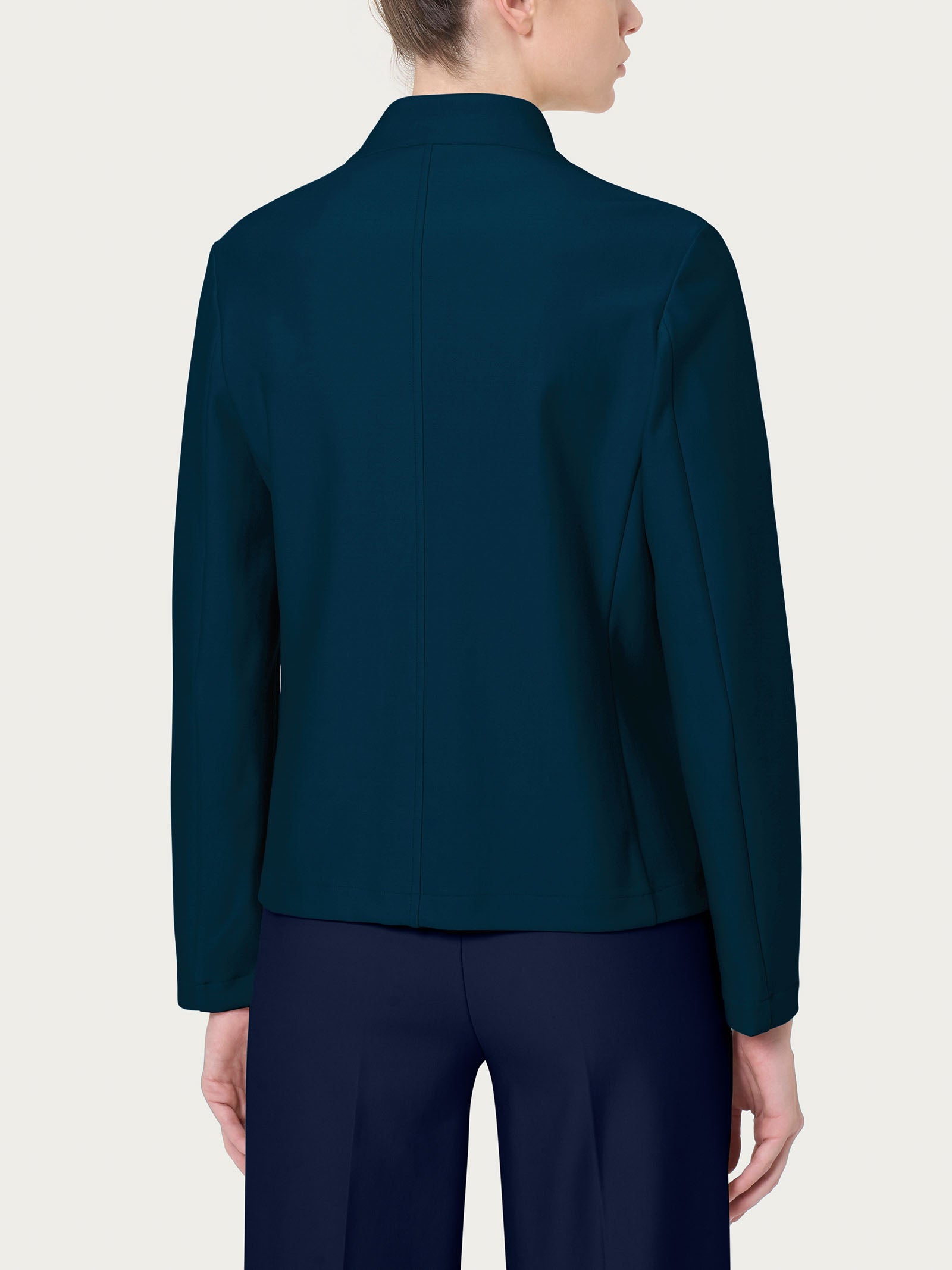 Ragno Compact Blazer corto blu reflecting pond
