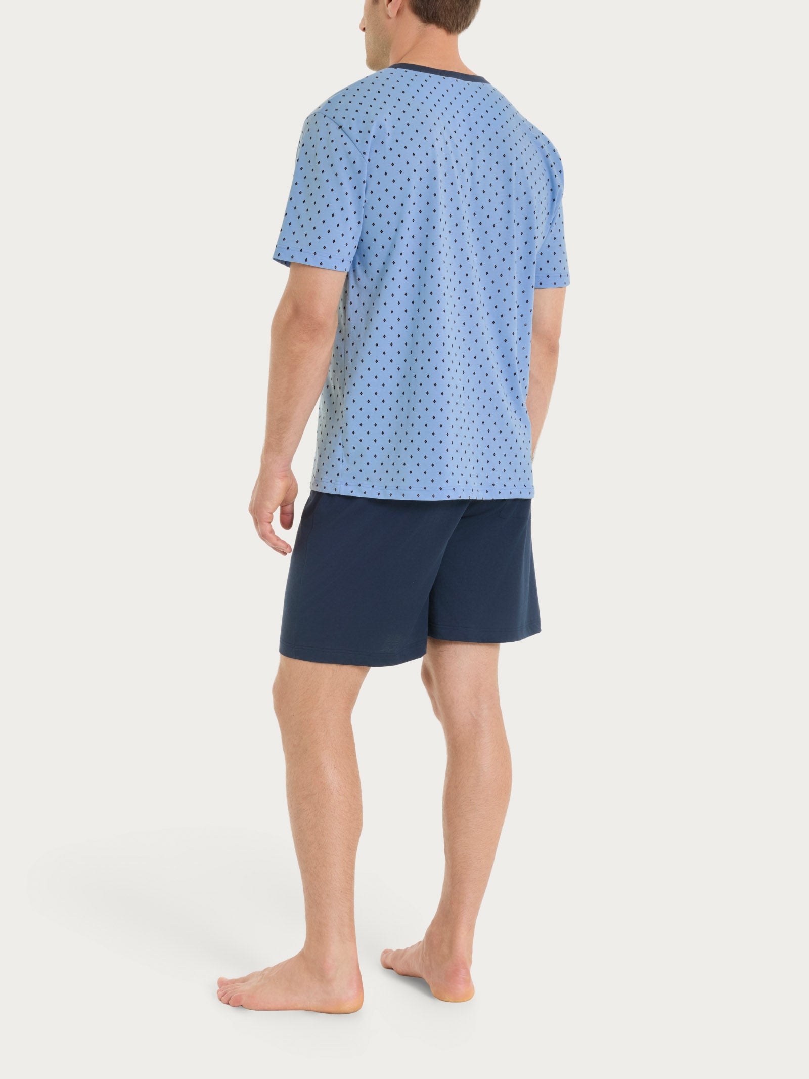 Ragno Jersey Cotone Pigiama Trittico Uomo Micro Rombi