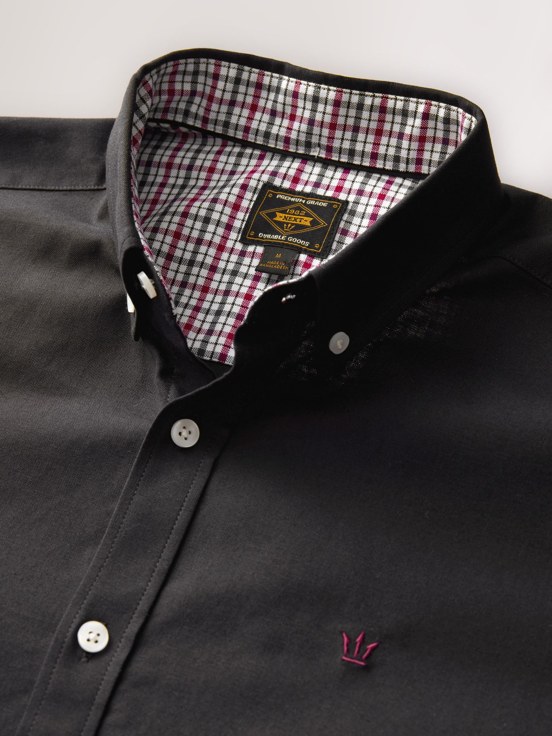 Next Oxford camicia uomo maniche lunghe elasticizzata