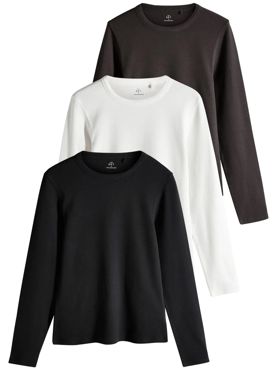 Next The Set top coste manica lunga 3 pezzi girocollo