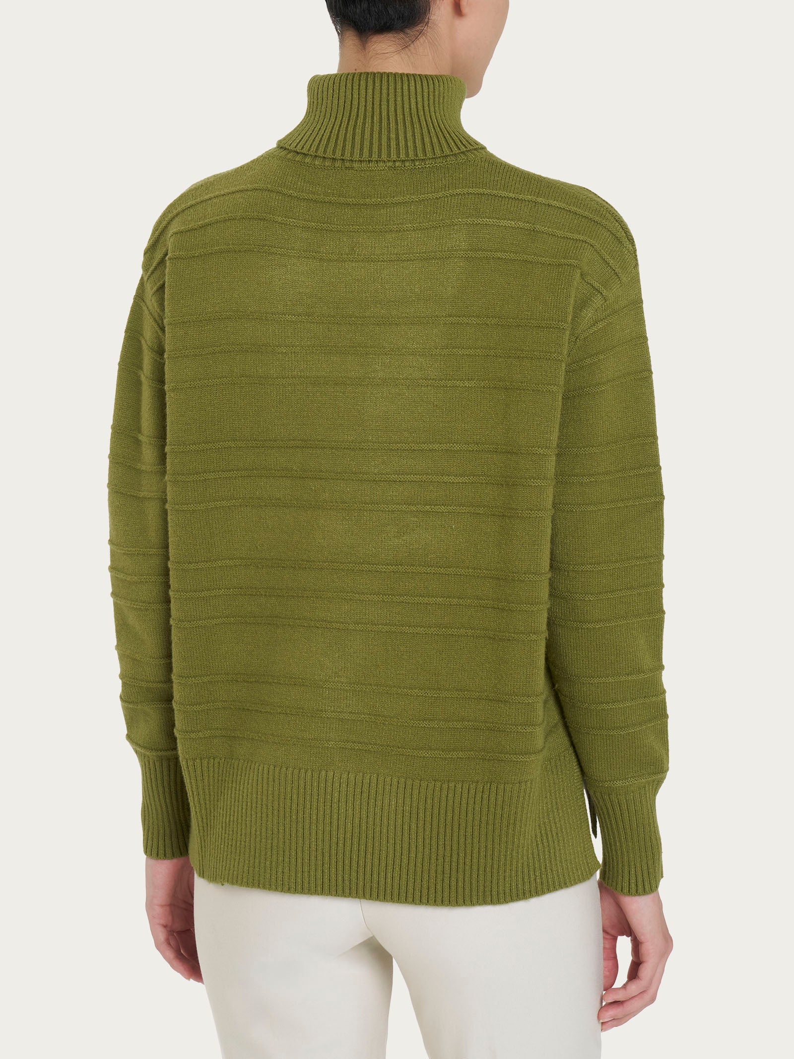 Ragno Super Soft Dolcevita Maglia Sphagnum misto viscosa