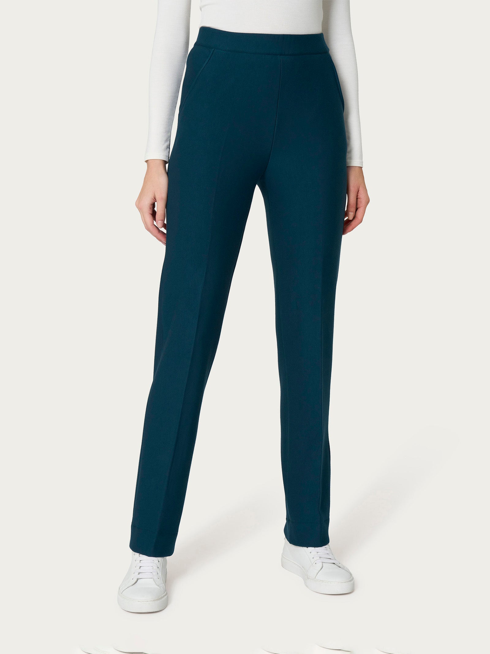 Ragno Relaxed Wardrobe The Straight Leg pantalone felpa blu