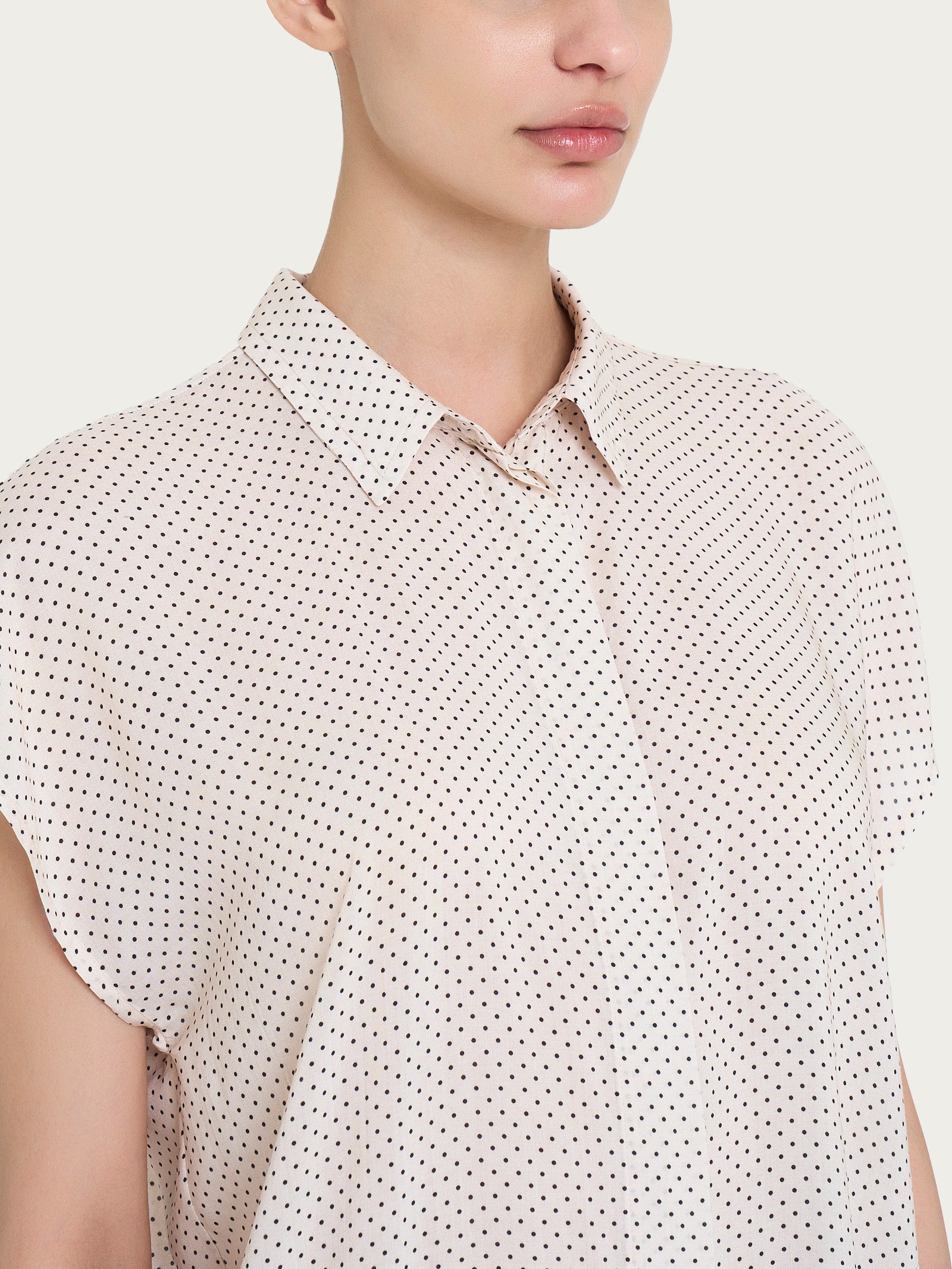 Ragno EcoSeta camicia kimono pois champignon