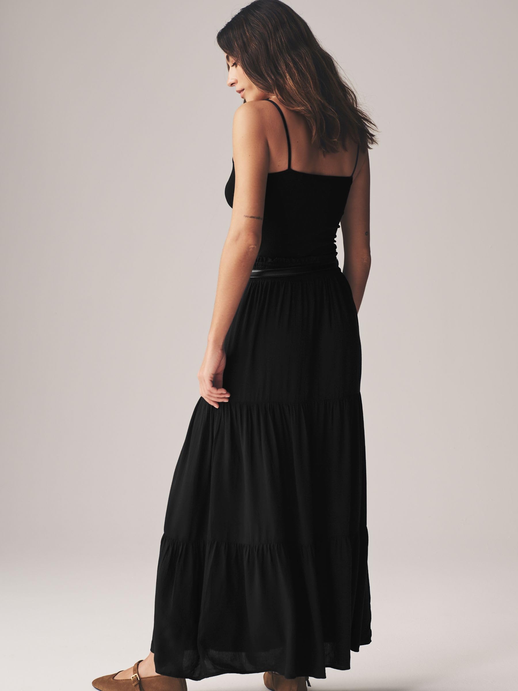 Next The Set gonna donna 2 pezzi viscosa maxi balze