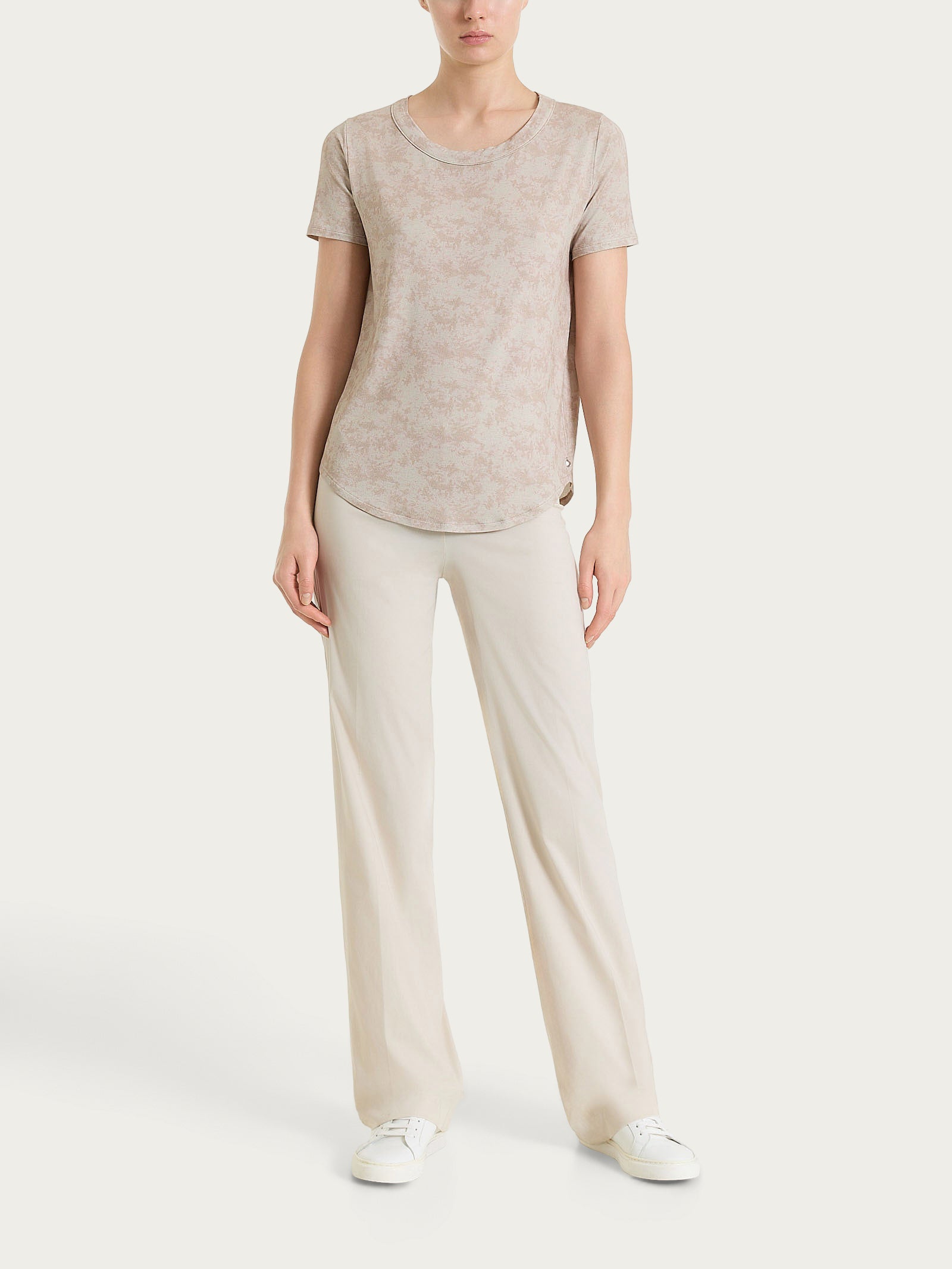 Ragno Pantalone Ampio Super Fresh Cotone Champignon