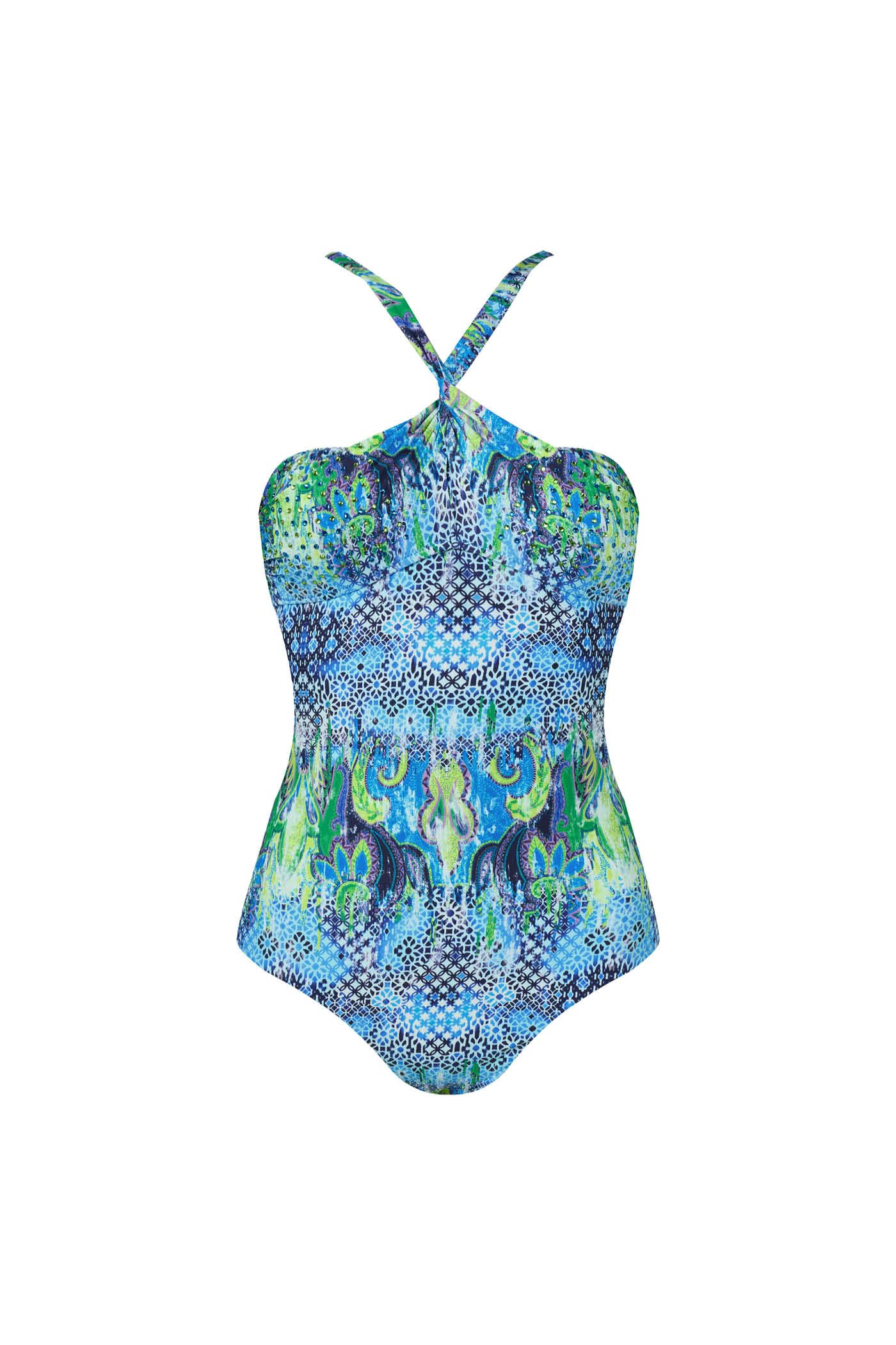 Goldenpoint Samba costume intero a fascia mandala multicolor