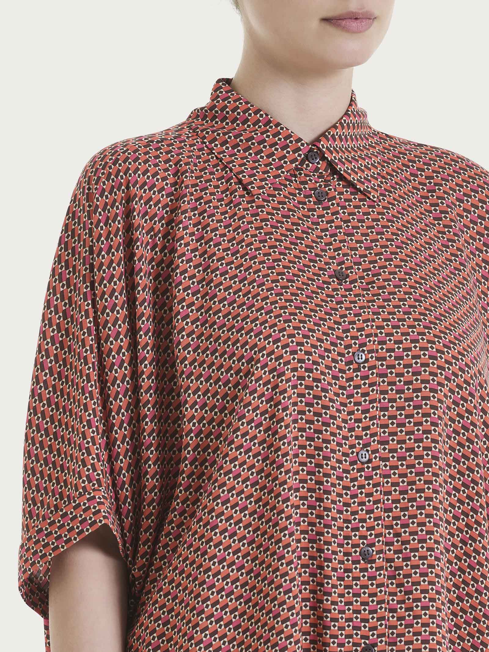 Ragno EcoSeta Chemisier Kimono Fantasia abito spice route mare