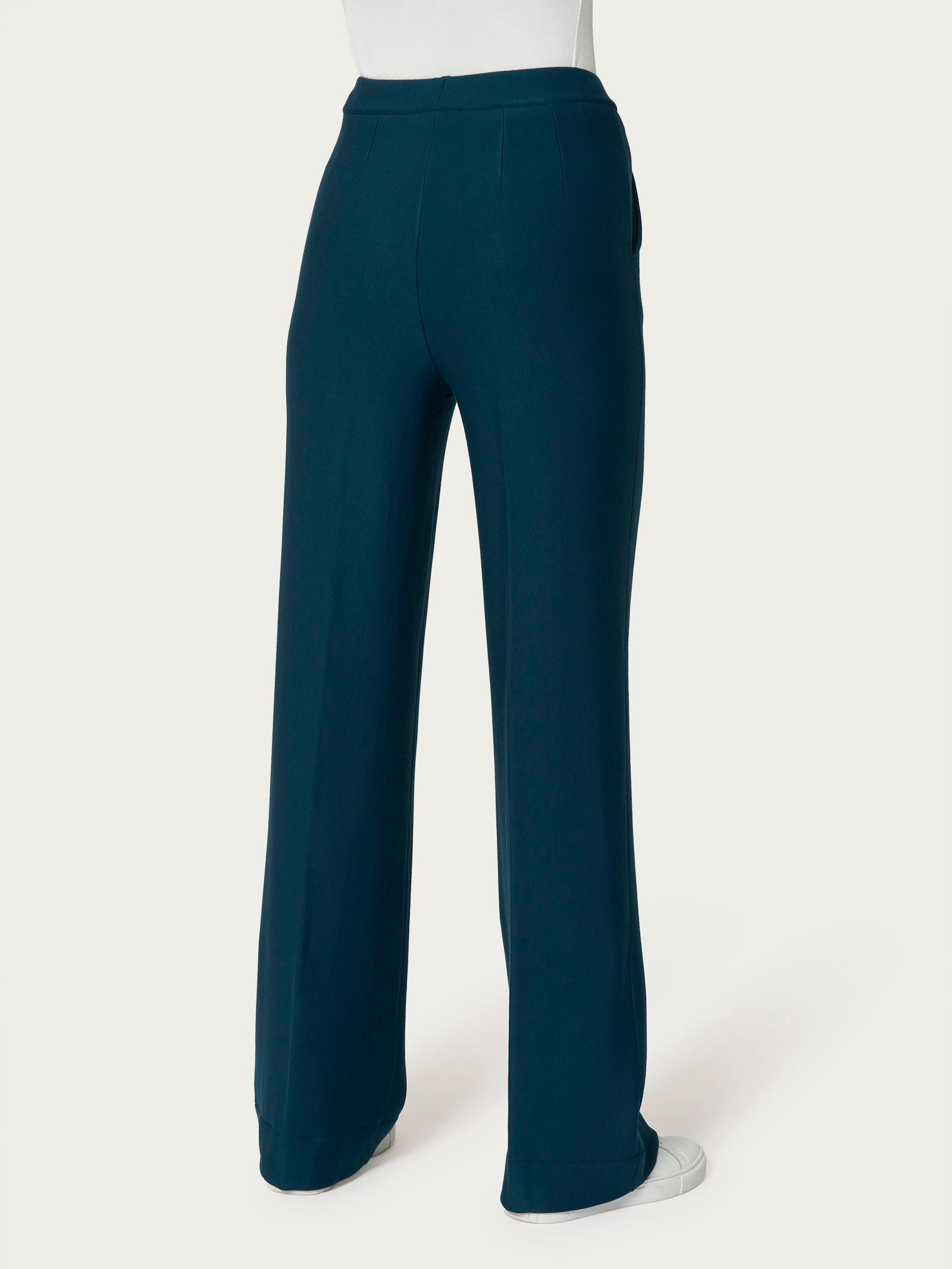 Ragno Comfort Pantalone Palazzo Reflecting Pond Viscosa Tasche