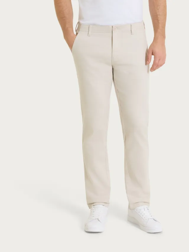 Ragno Chino pantalone Raw Twill cotone Champignon