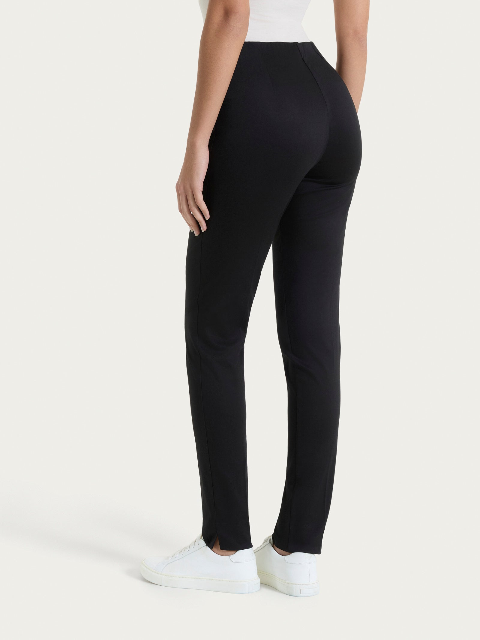 Ragno Satin Power Pantalone sigaretta nero skinny
