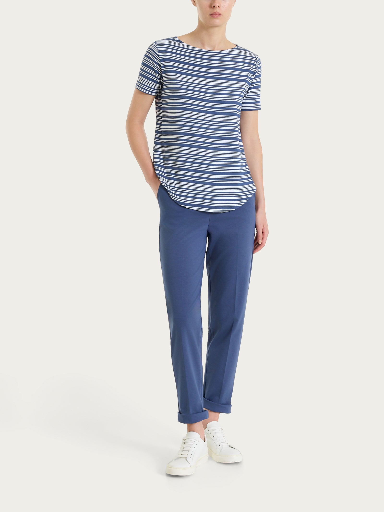 Ragno Compact Light Pantalone Carota Tasche Oceana tapered