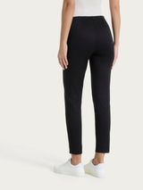 Ragno Satin Power pinocchietto spacco pantalone donna nero skinny