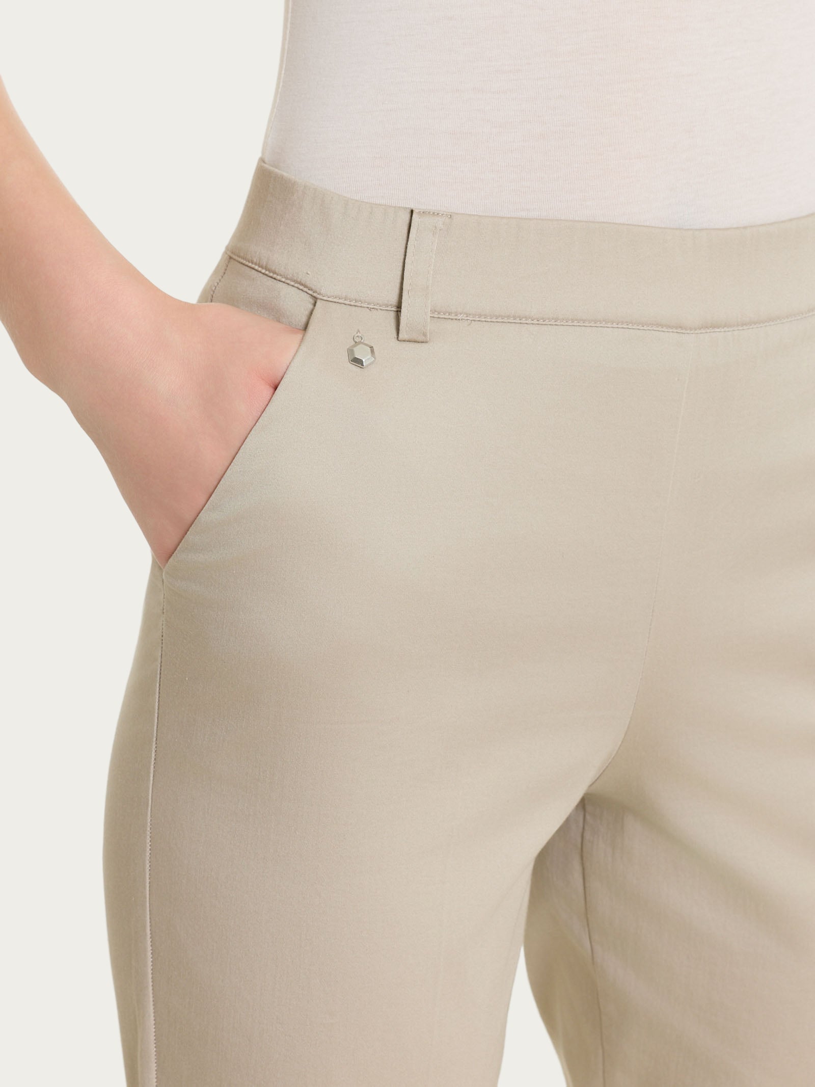 Ragno Satin Power Pantalone Chino Slim Crockery cotone