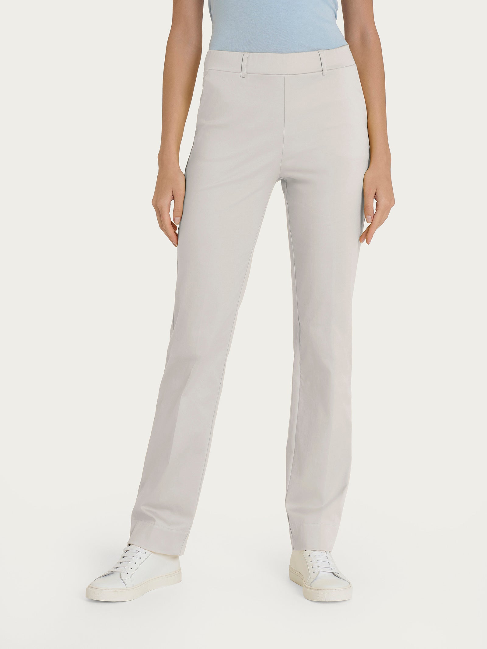 Ragno Satin Power The Straight Leg pantalone Dawn Blue tasche