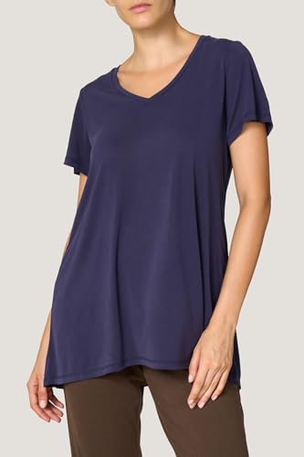 Goldenpoint Maglia Scollo a V Manica Corta Over Misto Modal