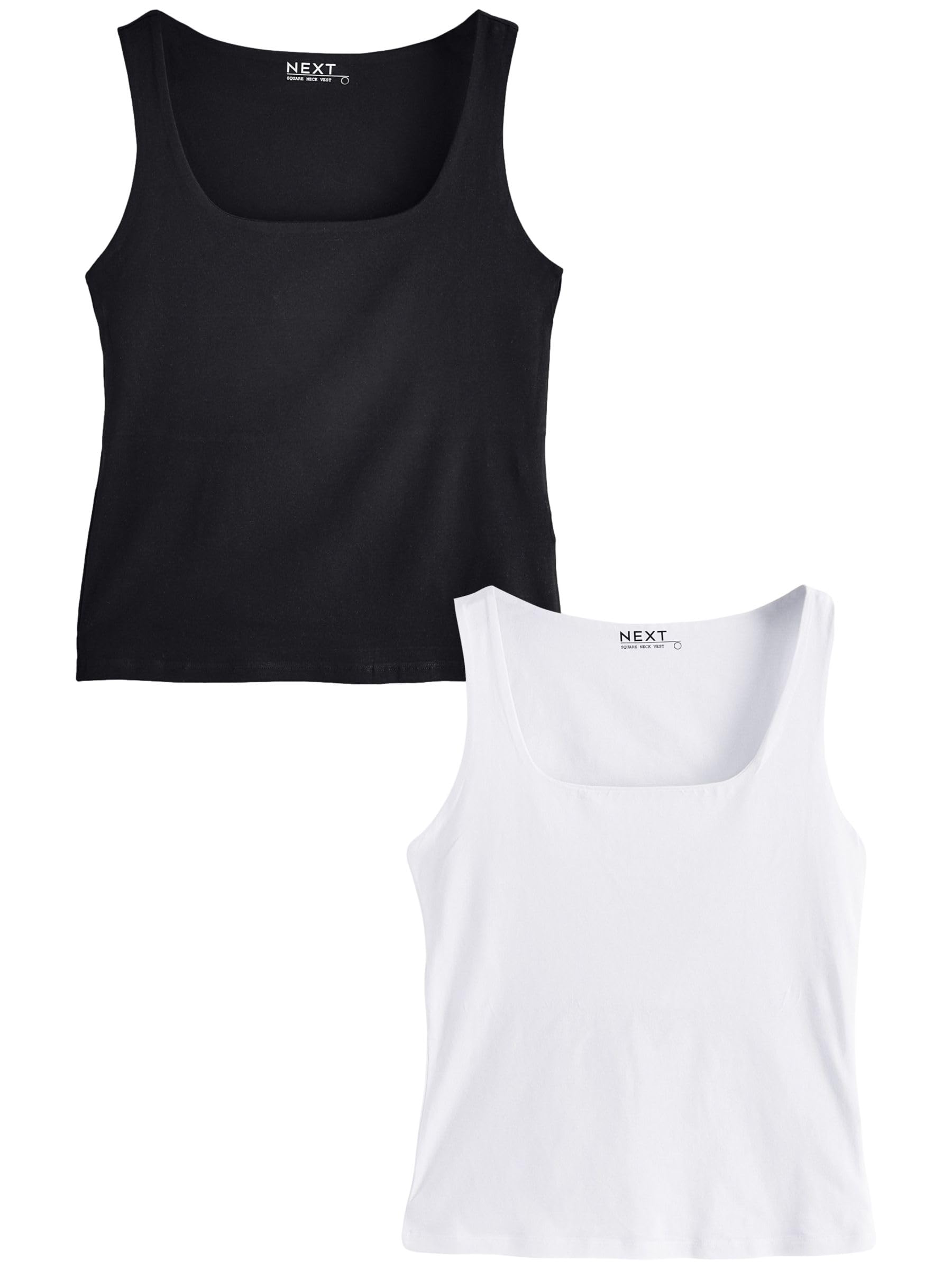 Next Canotta Donna Scollo Quadrato 2 Pezzi Taglia M
