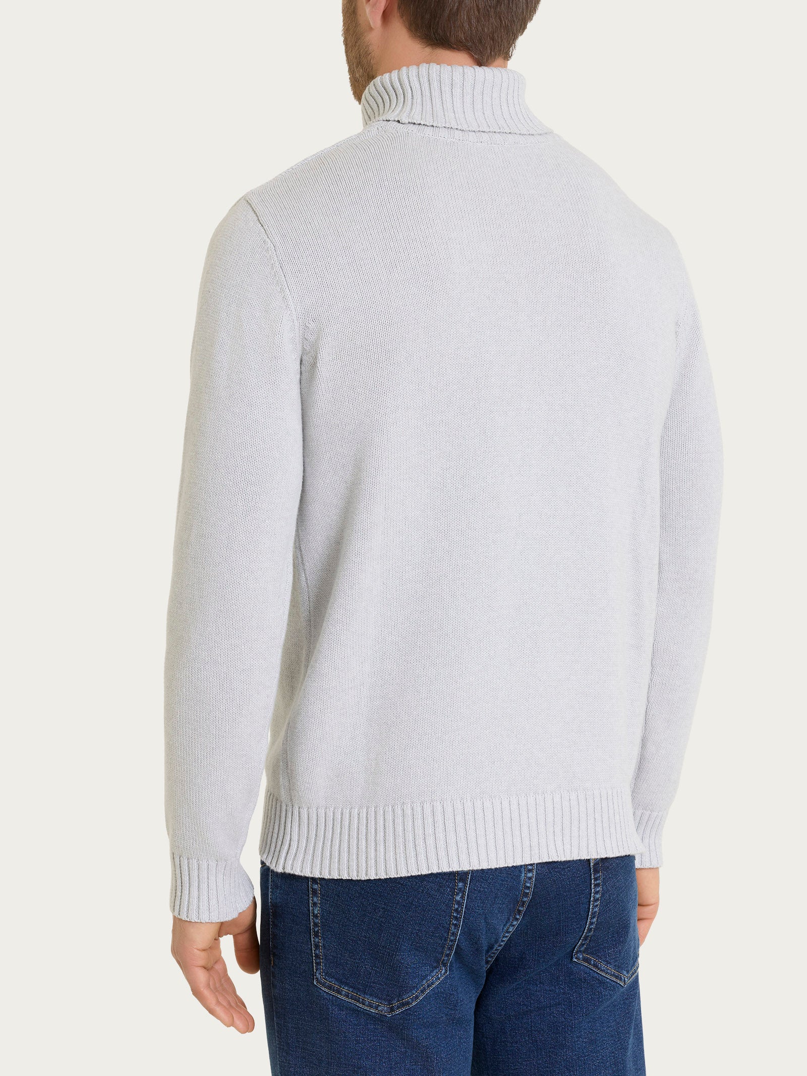 Ragno Winter Cotton lupetto uomo dawn blue mel