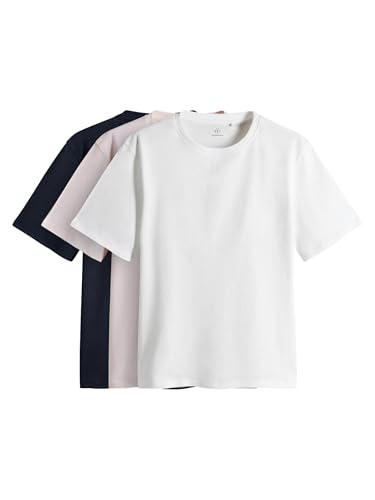 The Set T-Shirt Donna Maniche Corte 3 Pezzi Vestibilità Comoda