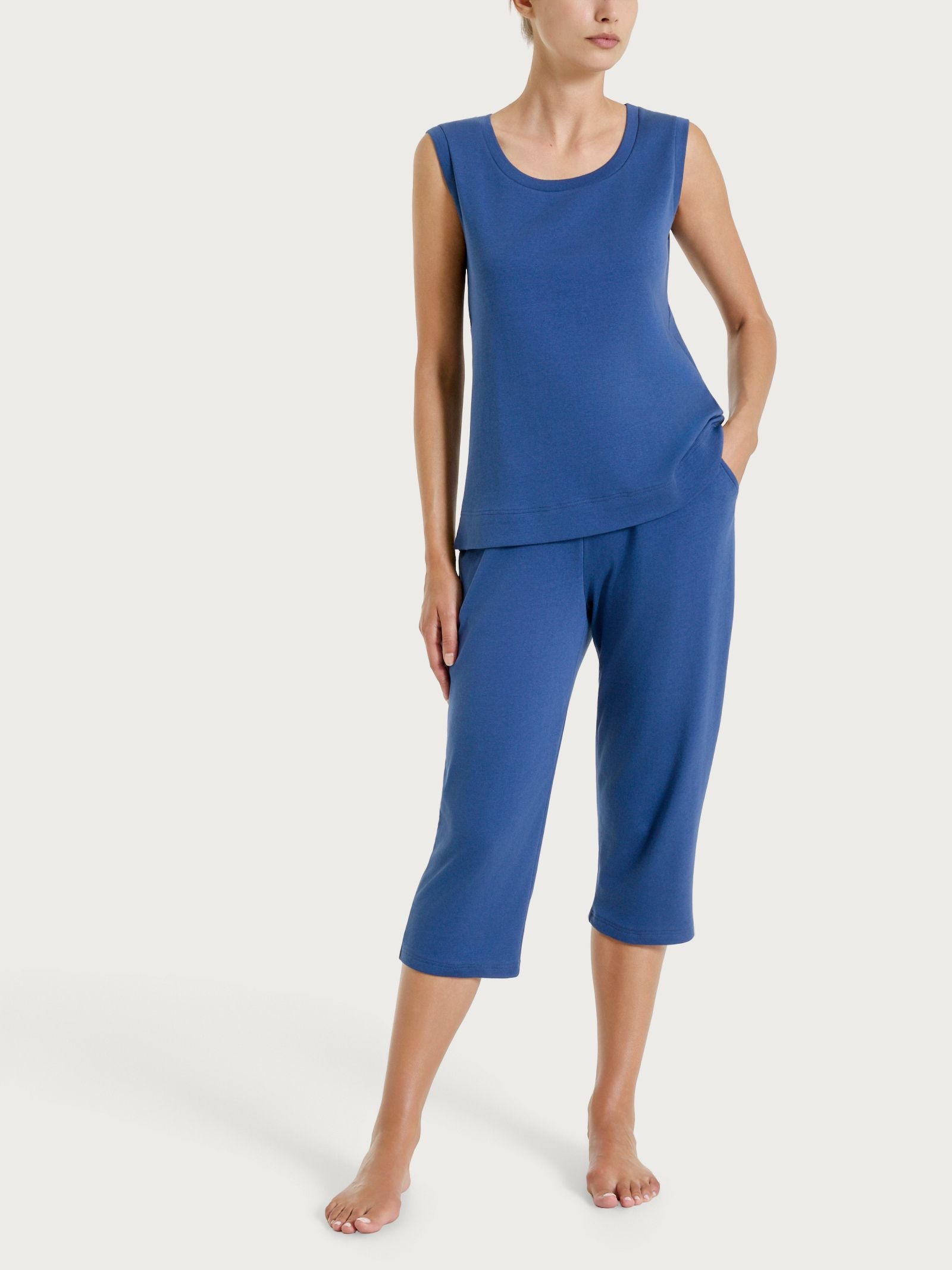Ragno Eco Cotton Spalla Larga top donna cotone Oceana