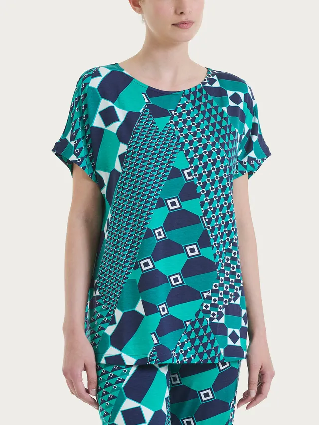 Ragno Viscose Summer maglietta girocollo Fant. Bayou viscosa