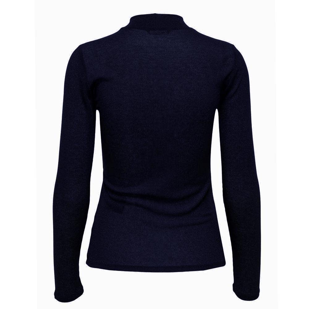 Lady C Lupetto collo ciclista lana microfibra blu L