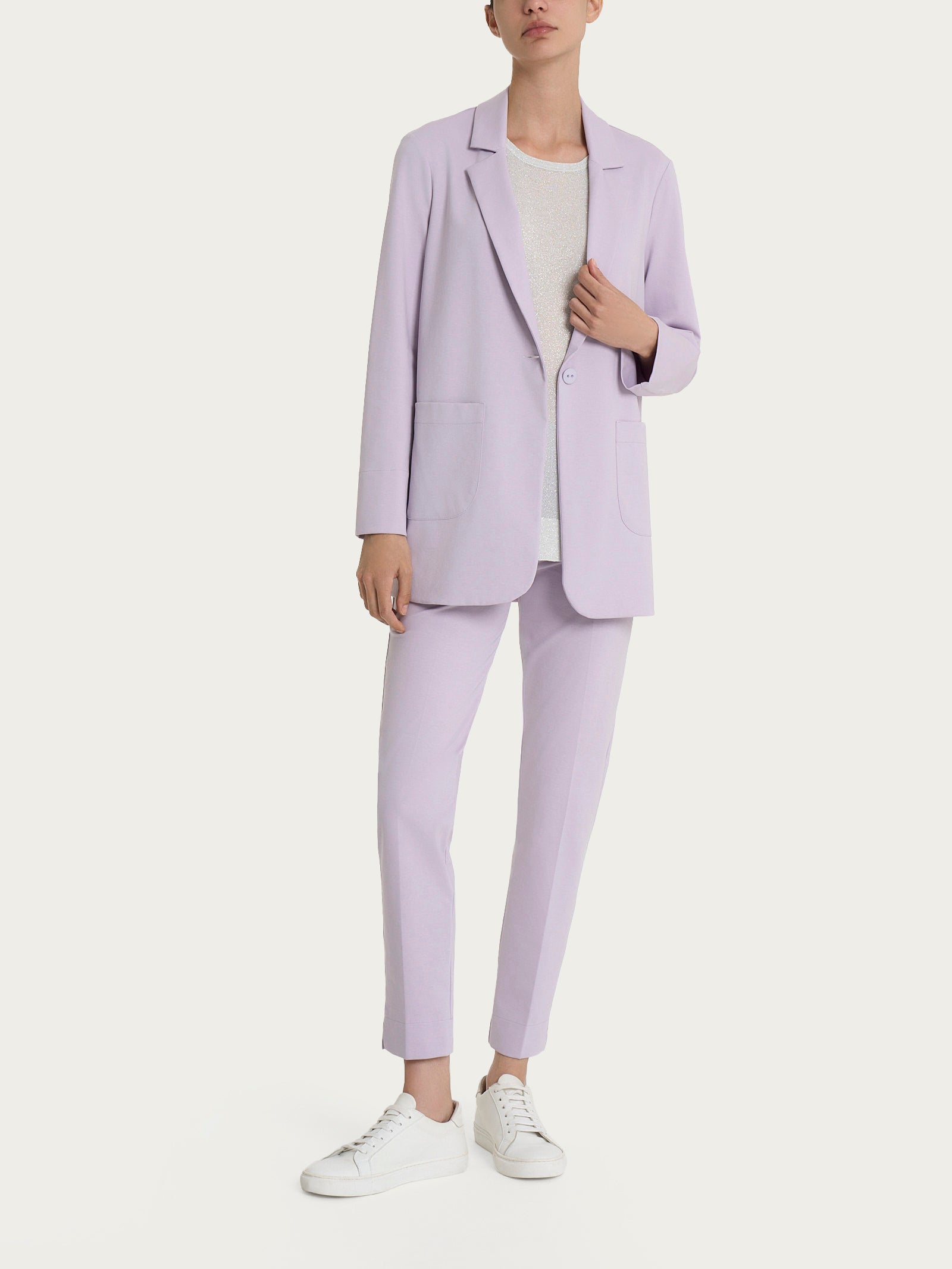 Ragno Compact Light Blazer giacca rosa Thistle over leggera