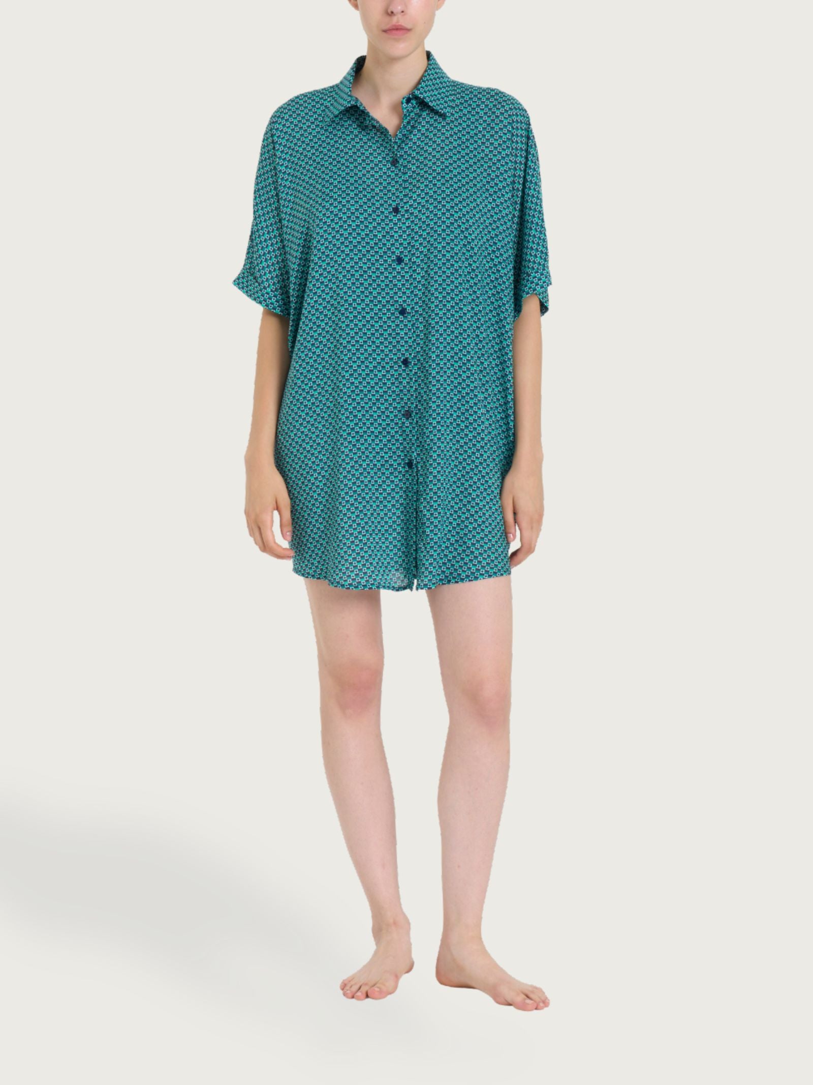 Ragno EcoSeta chemisier kimono Fant. Bayou copricostume