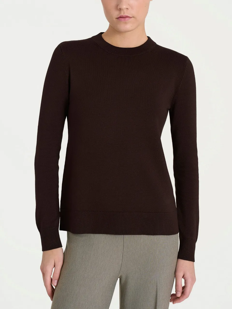Ragno Four Seasons Maglia Girocollo Lunga Chocolate Torte