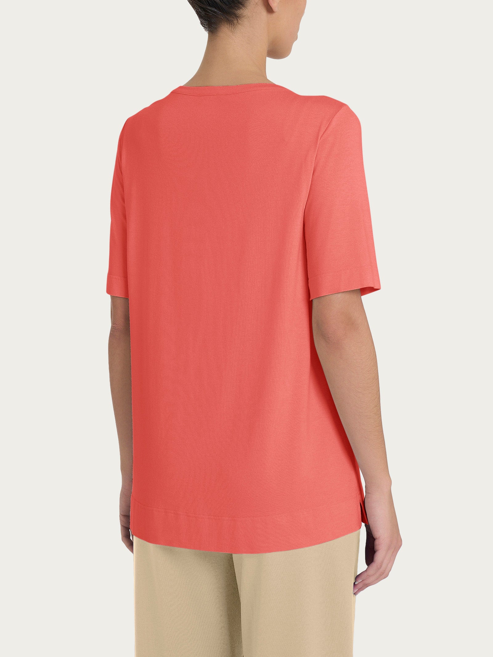 Ragno Viscosa Summer Maglietta Girocollo rosa dubarry